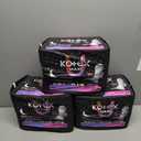 Kotex Overnight Maxi Pads with Wings, Extra Heavy Absorbency, 84 Count (3 Packs of 28)