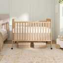 Dream On Me Carson Classic 3-in-1 Convertible Full-Size Baby Crib in Barnwood Natural, GreenGuard Gold & BSA, 4 Mattress Heights, Converts to Day & Toddler Bed, Locking Wheels, Classic Nursery Design