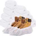 Shoe Covers Disposable,200Pack100 PairsBoot Covers Waterproof Non Slip -Resistant One Size Fits Most for Rain Cleaning Indoor Floor Protection,White