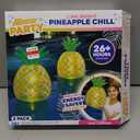 Lumi Bright Pineapple Chill Pool Lights. Inflatable Pineapples Provide Up To 26 Hours Of Soft Light As They Gently Float Throughout The Pool Creating That Just Right Ambiance. Contents 2 Inflatable Pineapples, 2 Dual LED Light Modules, 1 Repair Patch