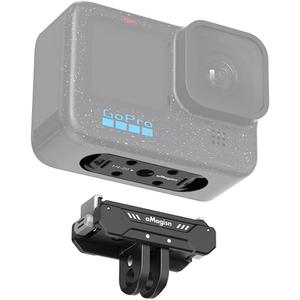 Magnetic Quick Release Mount Compatible with Gopro 12/11/10/9/8/11 Mini/Max,Stand Holder Kits with Magnetic 2-Prong Mount Claw and 1/4 Screw Point for More Mounting Options Accessories (2)