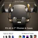 LISEN CD Phone Holder for Car iPhone 17 Adjustable CD Slot Phone Mount Holder Sturdy Cell Phones Holders for Your Car Accessories for Samsung Galaxy S25 S24 iPhone 16 15 Pro Max All Phones
