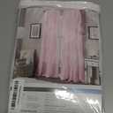 Curtainworks Flounced Ruffle Rod Pocket one Curtain Panel, 63 in, White (42"W x 63"L (Pack of 1))
