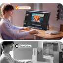 Portable Monitor 24 144Hz 1080P, 145% sRGB QLED Gaming Monitor, 0.1MS FreeSync, 450Nits Laptop Monitor, USB-C & HDMI, VESA & Stand, Large Second Screen for Laptop, Computer, Mini PC, Game Consoles