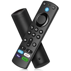 Replacement Voice Remote Control Fit for All Fire-Smart TV Cube, Firestick 4K/ 4K Max (1st/ 2nd Gen), Stick (2nd/ 3rd Gen)/ Lite/ HD, Smart TV 3rd Gen, for Hisense TCL Insignia TVs