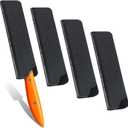 4 Pcs Universal Knife Covers or Sleeves for 3.5'' Paring Fruit Knife, Knifes Edge Guards, Waterproof Abrasion Plastic Knifes Cover for Kitchen Knives
