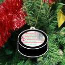 Hockey Ornaments 4.0 Inch Plastic Christmas Ornaments Christmas Tree Decorations with Hanging Loop for Christmas Tree Home Xmas Holiday Party Decor(10Pieces)