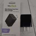 Cell Candy Fast Charge Dual Port Wall Charger and Cell Candy Phone Grip with for Smartphones