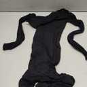 Women Fishnet Bodysuit Mesh Badydoll Soft Nightwear Lingerie One Piece Outfit (Black, S)