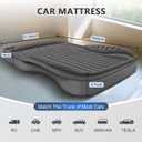 Self-Inflating SUV Air Mattress with Built in Electric Pumpcar air Mattress with Pillow for TrunkPortable car Mattress for Travle and Camping, Black