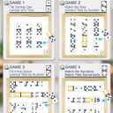 Matching The Domino Alzheimers for Elderly, Dementia Activities for Seniors, Activity Kits for Dementia Patients, Easy Memory for Seniors Men & Women Cognitive Craft Gifts