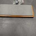 Wood Rectangular Soap Dish, Brown, Sink & Bathtub, Natural Acacia Wooden Pedestal Tray for Soap and Soap Bottles