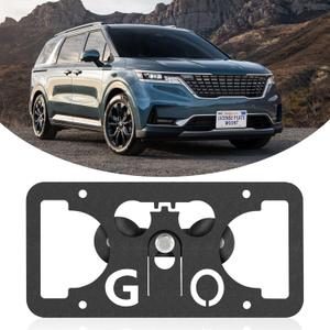 No Drill Front License Compatible with Kia Carnival Kia K5 Kia Seltos Kia Sorento Kia Spertage Kia Telluride License Plate Mount Plate Car Plate Frame Car Plate Holder