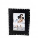 Malden International Designs 4x6 Beaded Black Picture Frame