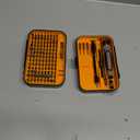 RARTOP Precision Screwdriver Set, 130 in 1 with 120 bits Repair Tool Kit, Magnetic Screwdriver Set with mini built-in box for Electronics iPhone Jewelers Game Console (130-IN-Orange)