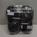 Dog Shoes for Large Dogs, 360°Anti Slip Medium Dog Boots & Paw Protectors Winter Snowy, Waterproof 4Pcs Dog Booties with Reflective Strips (Size 1: 1.57''x2.09''(W*L), Black)