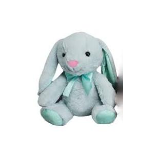 Holiday Home 12" Blue Bunny Plush, 12 in