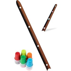 Extguds 5 FT Shot Board,with 50 Cute Shot Glasses,4 Person Drinking, Sets:1 Drinking Board + 50 Cute Glasses, Perfect for Vacations,Weddings,BarFamily Gathering,Celebrations, Party,Vintage and Noble