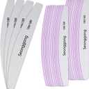 24 PCS Nail File 100/180 Grit Nail Files for Women Double Sided Emery Board Fingernail Shaping Manicure Pedicure Tools for Natural Nails Nail Supplies Salon and Home Use