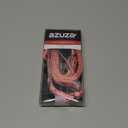 azuza Dog Collar and Leash Set, Collar Nylon and Matching Leash for Small Dogs, Strawberry