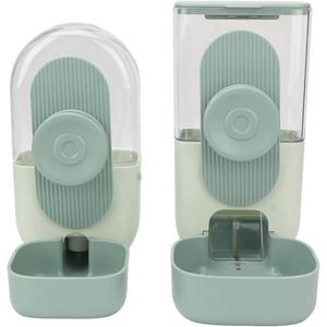 Automatic Pet Food Dispenser, Pet Food and Water Bowls, Small Pet Feeder for Rabbits, Ferrets, Cats