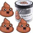 60 Pcs Positive Poo Affirmation Cards, Emotional Support Affirmation Card for Women, Funny Positive Gift for Women,Girls