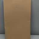 Amazon Basics Rectangular Foldable Laundry Basket Hamper, Beige,Brown