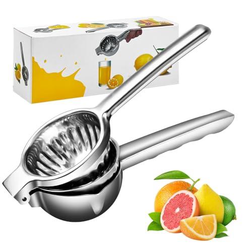 Lemon Squeezer Stainless Steel Citrus Juicer Juice Press Squeezer for Lemons and Limes