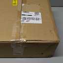 Modern Resin Pedestal Decorative Bowl, Large Fruit Bowl for Kitchen Counter, Stylish Key Bowl for Entryway Table, Matte Black