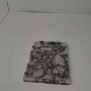 100% Natural Luxury Calaccata Viola Marble Small Hand Towel Tray Holder Organizer, Makeup Bathroom Holder (Viola-rectangle-10"x5"x0.7")