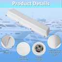 Boat Dock Bumpers, 17"/36"/48"/58"/72" Dock Fenders Bumpers, Dock Pole Bumpers, Piling Bumpers Marine for Dock Edging, Piling, Horizontal Deck, Vertical Poles, or Pier Fenders