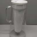 LifeStraw Home  Water Filter Pitcher, 10-Cup, BPA Free Designed for Everyday Protection Against Bacteria, parasites, microplastics, Lead, Mercury, PFAS, and a Variety of Chemicals (White)