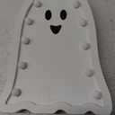 Halloween Decorations-Light Up Wooden Ghost-Handmade Ghost with Light for Halloween Decor Home Kitchen Mantel Tabletop Windowsill