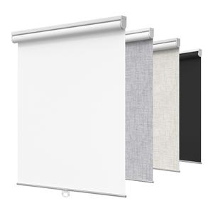 GENIMO Cordless Blackout Roller Shades, 29" W X 72" H, White