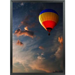 Mxtallup 15x22 Picture Frame Solid Wood 15x22 Poster Frame for Wall Photo Frames Family Black (T22B1522)