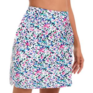 Oyamiki Women's Active Athletic Skort Lightweight Tennis Skirt Perfect for Running Training Sports Golf (White, S)