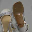 DREAM PAIRS Girls Sandals Low Heel Dress Open Toe Sandals Flower Wedding Party for Little Kid/ Big Kid, Size 2 Little Kid, White, SDSD2315K