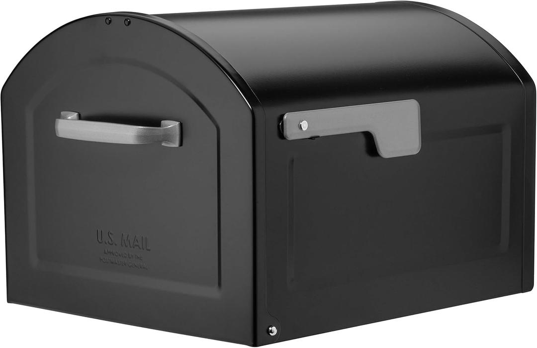 Architectural Mailboxes 950020B-10 Centennial Postmount Mailbox, XL, Black