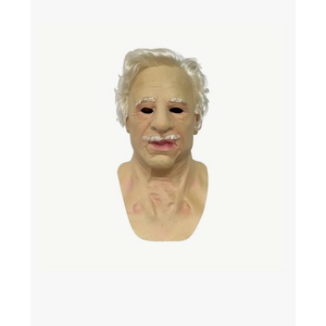 Halloween Realistic Old Man Mask Adlut -Latex Human Old Person Men Full Head Mask Costume,2 Pcs