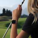 Longhorn Buckle Apple Watch Band - Adjustable Elastic Nylon Strap for Apple Watch 38 40 41mm 42 44 45mm, Adventure-Ready Breathable Comfortable for Men Women (Black, 38/40/41mm)