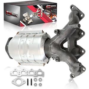 Catalytic Converter Kit Compatible with 2004-2012 Hyundai Elan-tra, 2007-2008 Tiburon, 2010-2011 Kia Soul, 2006-2009 Spectra, 2004-2009 Kia Spectra 2.0L (EPA Compliant)