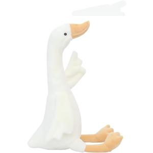 19.7" Goose Plush, Long Goose Neck White Stuffed Animal Christmas Swan Plush Toy