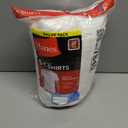 Hanes Mens Undershirt Packs, Stay-Tucked Soft Cotton Undershirts, Best Undershirts for Men, White/Black/Asstd Multipacks (Medium)