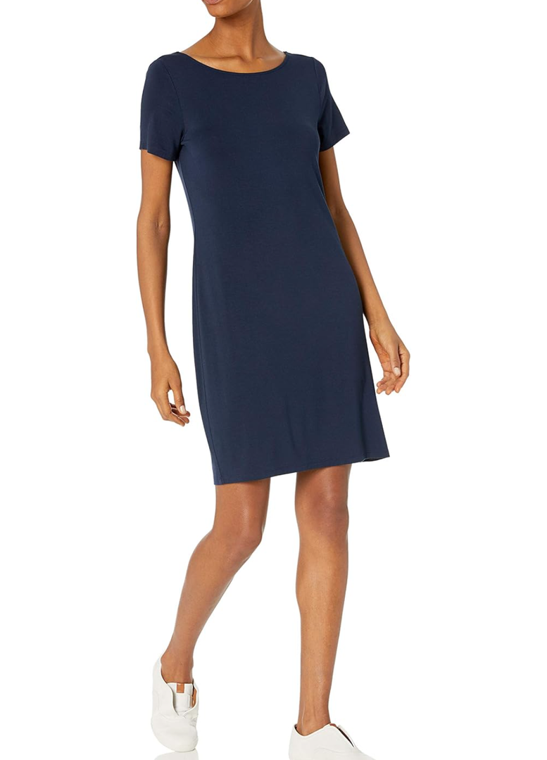 Women's Jersey Regular-Fit Ballet-Back t-Shirt Dress (Previously Daily Ritual) S