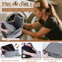 Anywish Dog Car Seat for Small/Medium Dogs Up to 30 lbs, Memory Foam Dog Booster Car Seats with Waterproof PU Cover, Pet Seat with Storage Pockets & 2 Safety Belt for Travel(Grey)