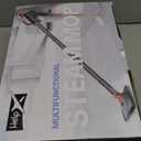 Steam Mop Cleaner with Detachable Handheld Steamer, 20 in 1 Wired Steam Cleaner with Multiple Accessories, Detachable Water Tank, Microfiber Pads for Floor Tiles Carpet and Grout Cleaning (Grey)