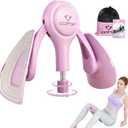 Thigh Trainer for Women, 15-70LB Adjustable Resistance Inner Thigh Exerciser for Pelvic Floor Muscle Repair, Thigh Trainer Kegel Exercise for Shaping, Yoga & Weight Loss at Home Gym