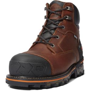Timberland PRO mens Boondock 6" Composite Safety Toe Insulated Waterproof Industrial Work Boot (10, Brown-2024 New)