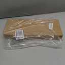 Wooden Tray Candle Holder with Black Metal Handles, Rectangular Centerpiece for Dining Table. Home Decor Accessories for Coffee Table, Kitchen Counter, Fireplace or Farmhouse.