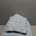 Bedsure Tufted Boho Comforter Set Queen Size - Light Blue Boho Bed Set, GentleSoft 3 Pieces Farmhouse Shabby Chic Embroidery Bedding, Gifts for Woman, Soft Jacquard Queen Comforter for All Seasons